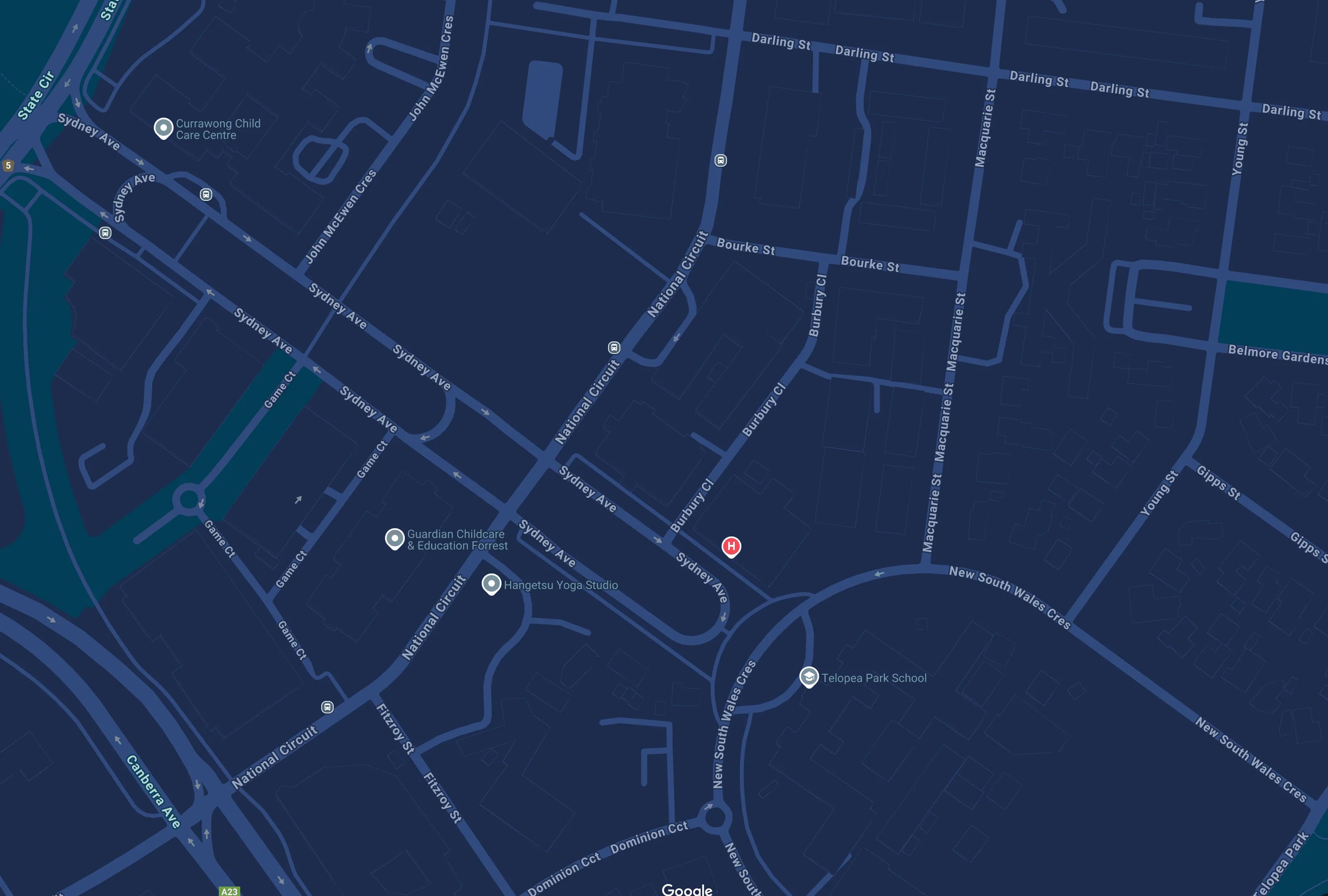 Brisbane, Australia map